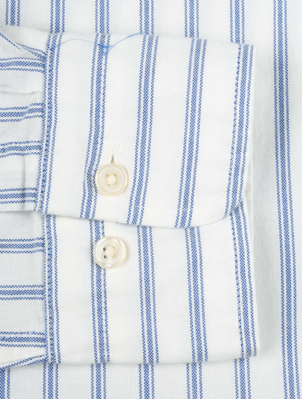 Regular Archive Oxford Stripe Shirt Eggshell