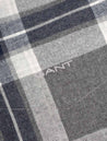 Gant Regular Tartan Melange Check Shirt Dark Grey Melange AI5