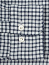 Gant Regular Microcheck Flannel Shirt Light Grey Melange AI6