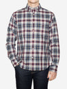 Gant Regular Jaspe Flannel Plaid Shirt Persian Blue AI1