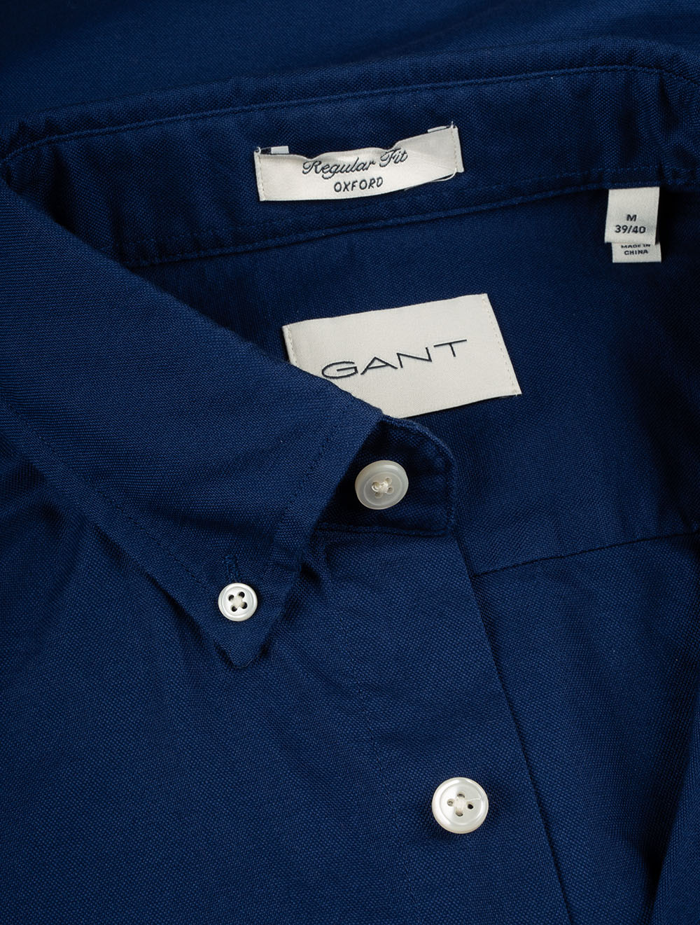 Gant Regular Beefy Oxford Shirt Persian Blue AI4