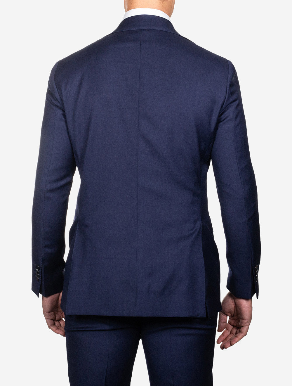 Plain Two-Piece Suit Blue