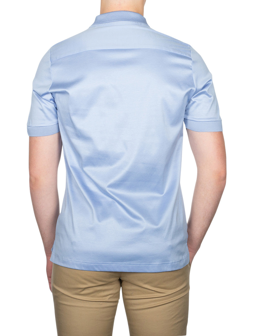 Blue Short Sleeve 2 Button Polo