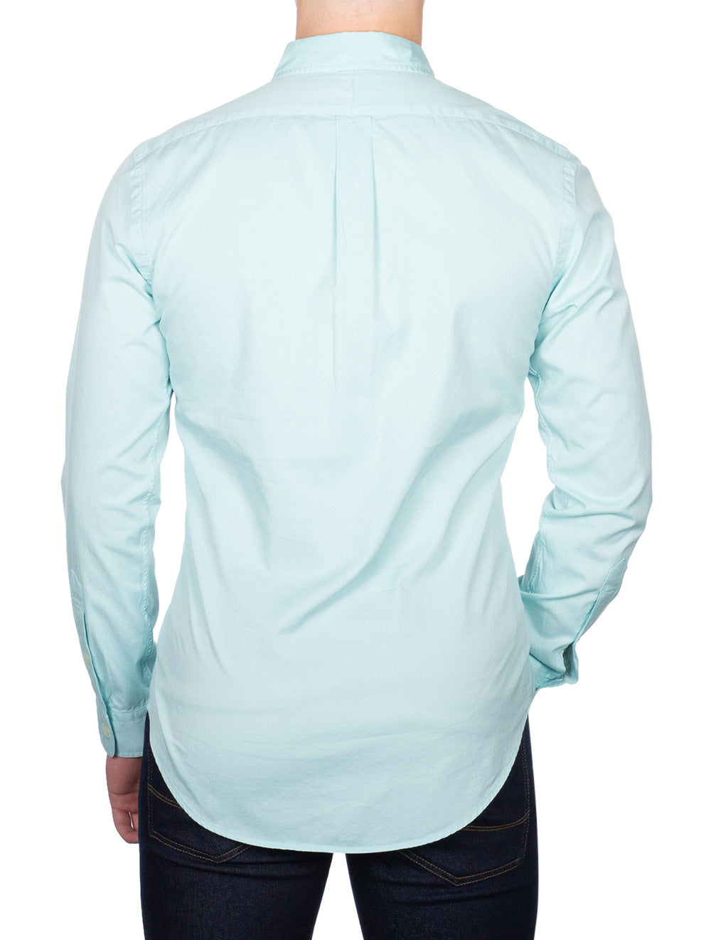 Ralph Lauren Buttondown Long Sleeve Twill Shirt Aqua AI2