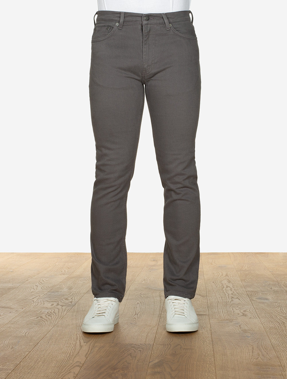 Regular Soft Twill Jeans Antracite