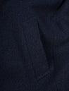 Lubiam Wool And Silk Overcoat Blue AI7