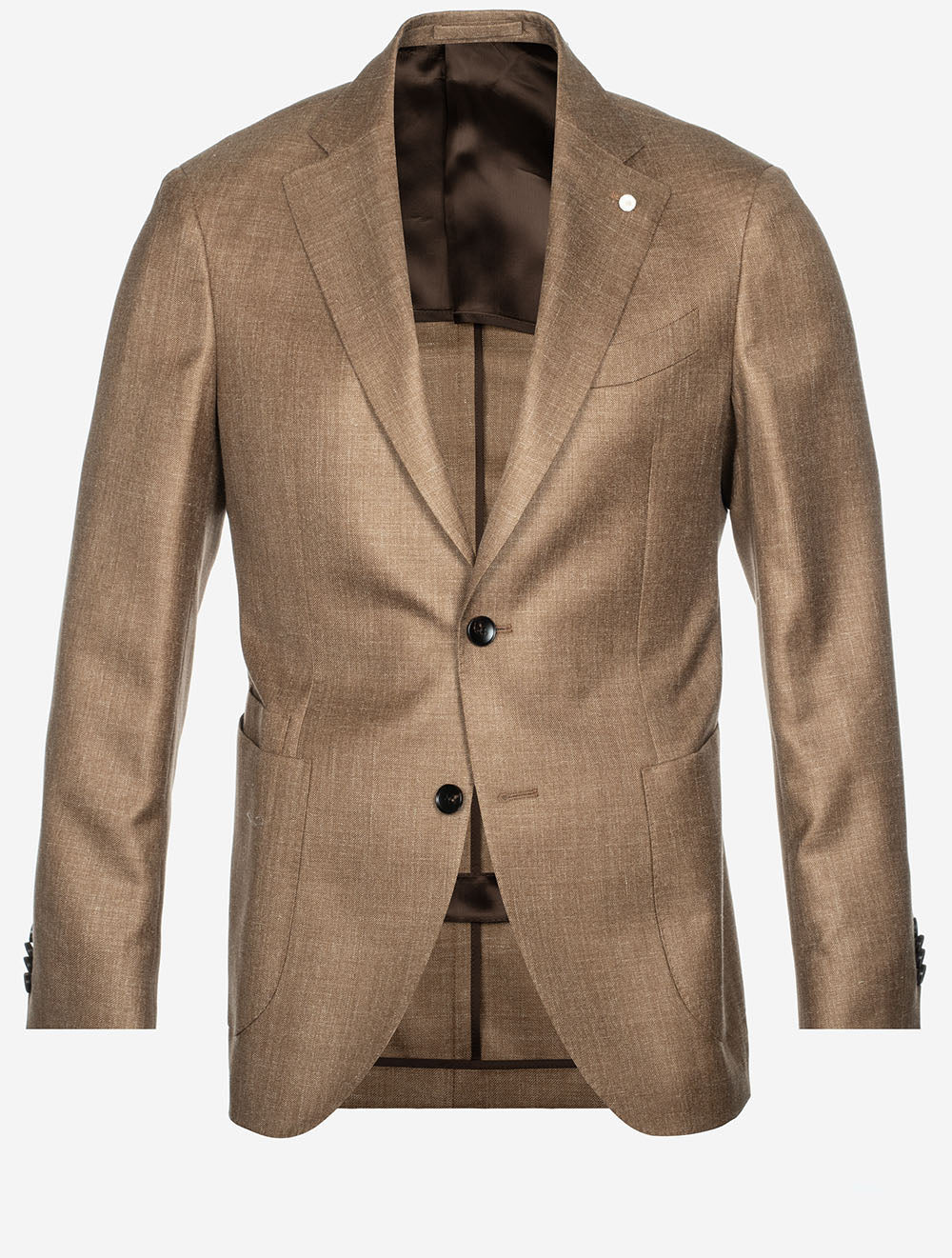 Lubiam Wool Silk Linen Jacket Copper MI