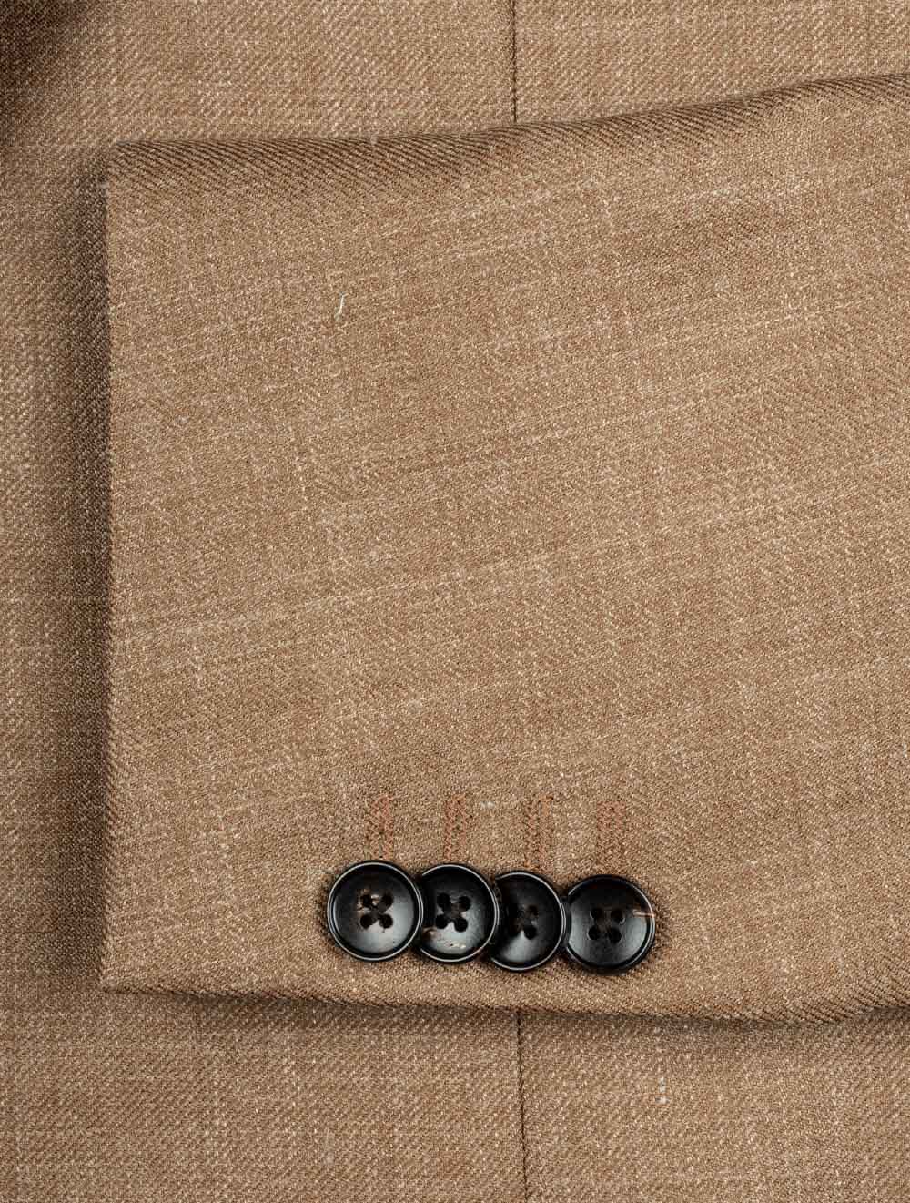 Lubiam Wool Silk Linen Jacket Copper AI2