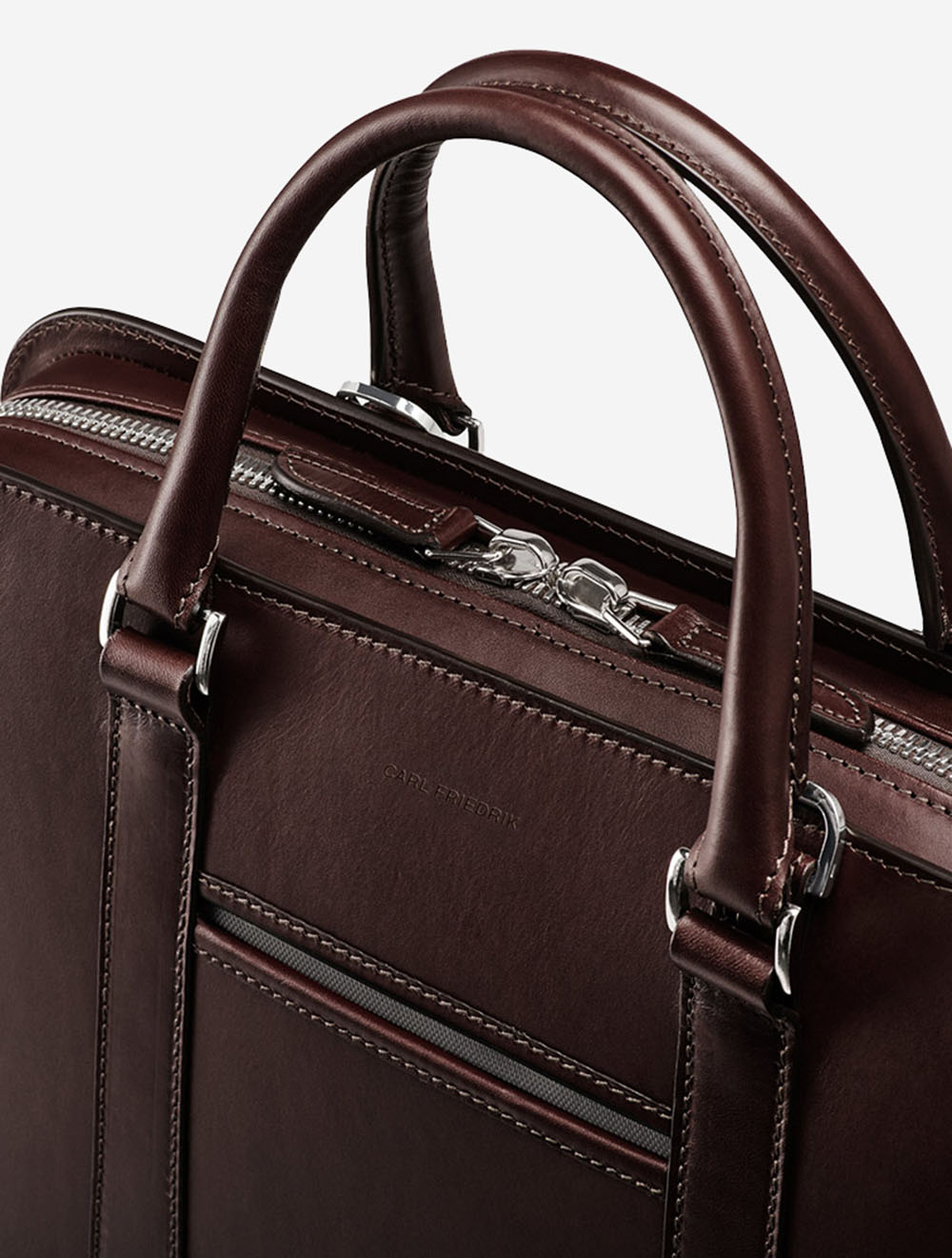 Carl Friedrik Palissy Briefcase Chocolate AI4