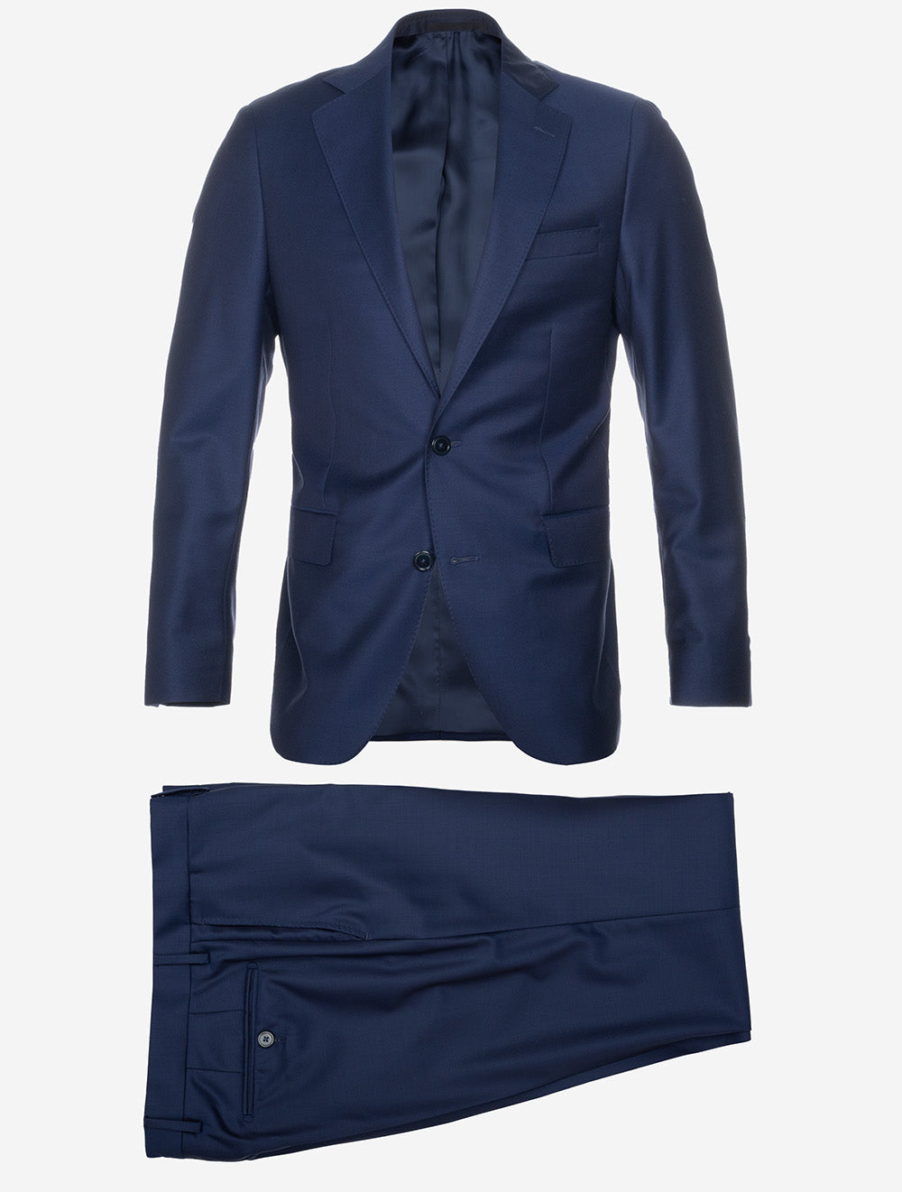 Plain 2 Piece Suit Blue