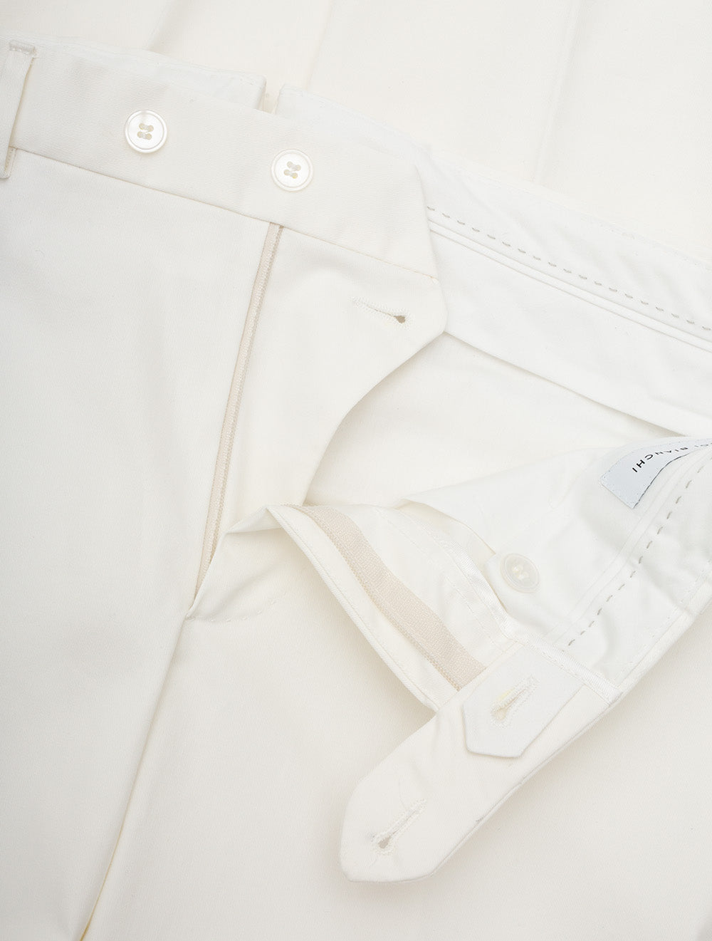 Lubiam Casual Trouser White AI5