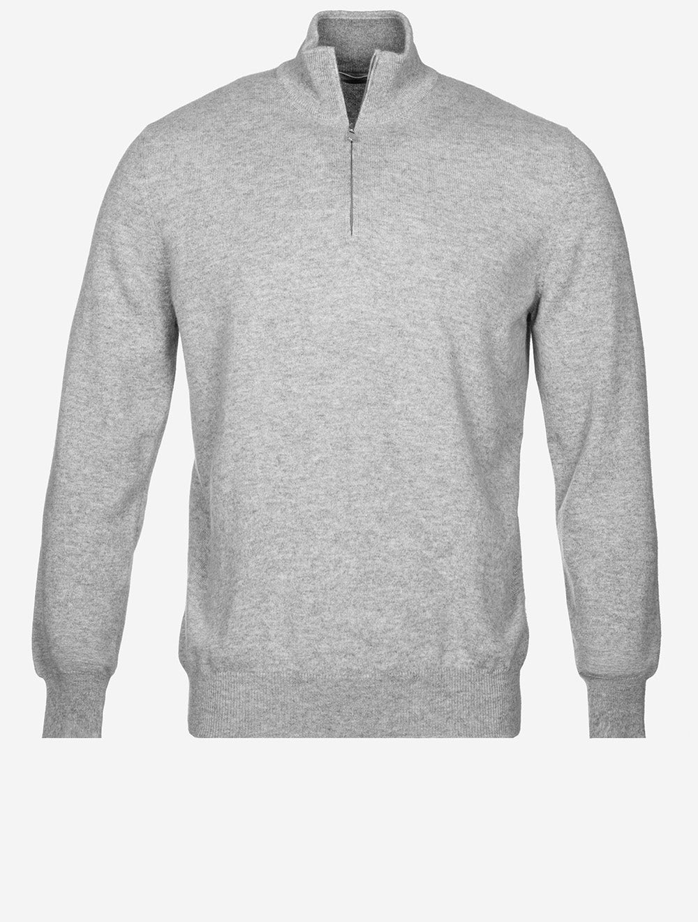 Cashmere Mock Neck Grey