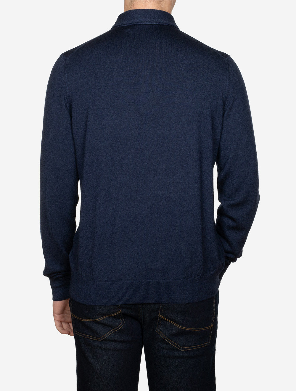 Gran Sasso Polo Long Sleeve Navy AI2