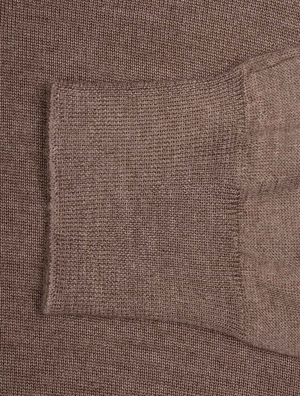 Tennis Long Sleeve Polo Taupe