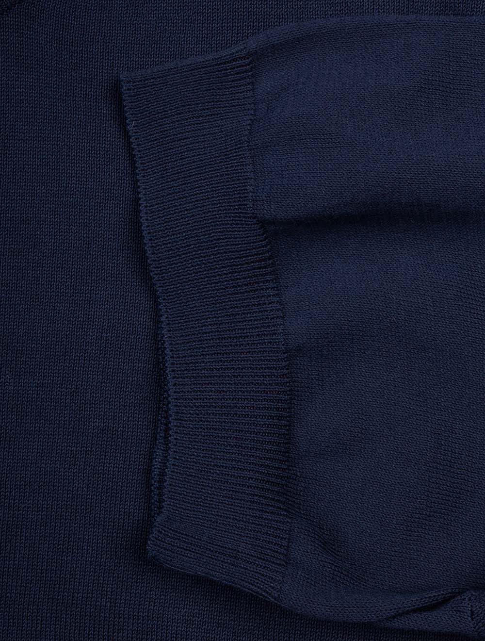 Gran Sasso Crew Knitwear Navy AI4