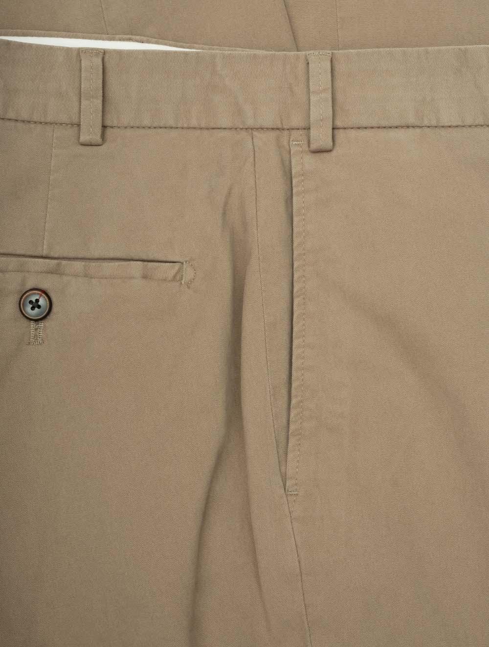 Louis Copeland Cotton Trouser Beige AI5