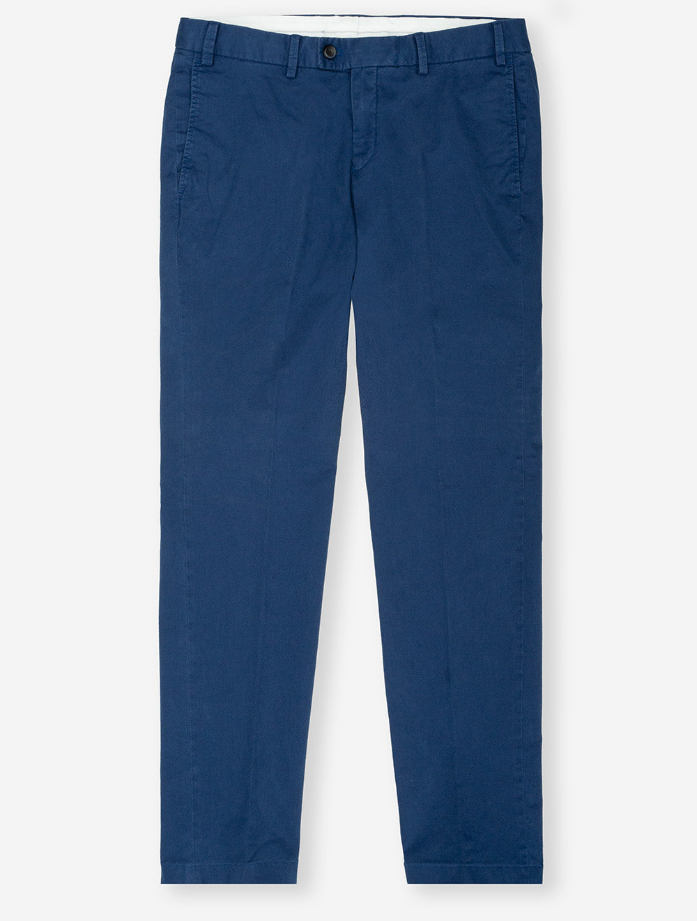 Pantalon en coton bleu marine