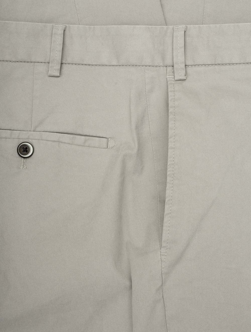 Louis Copeland Cotton Trouser Stone AI5