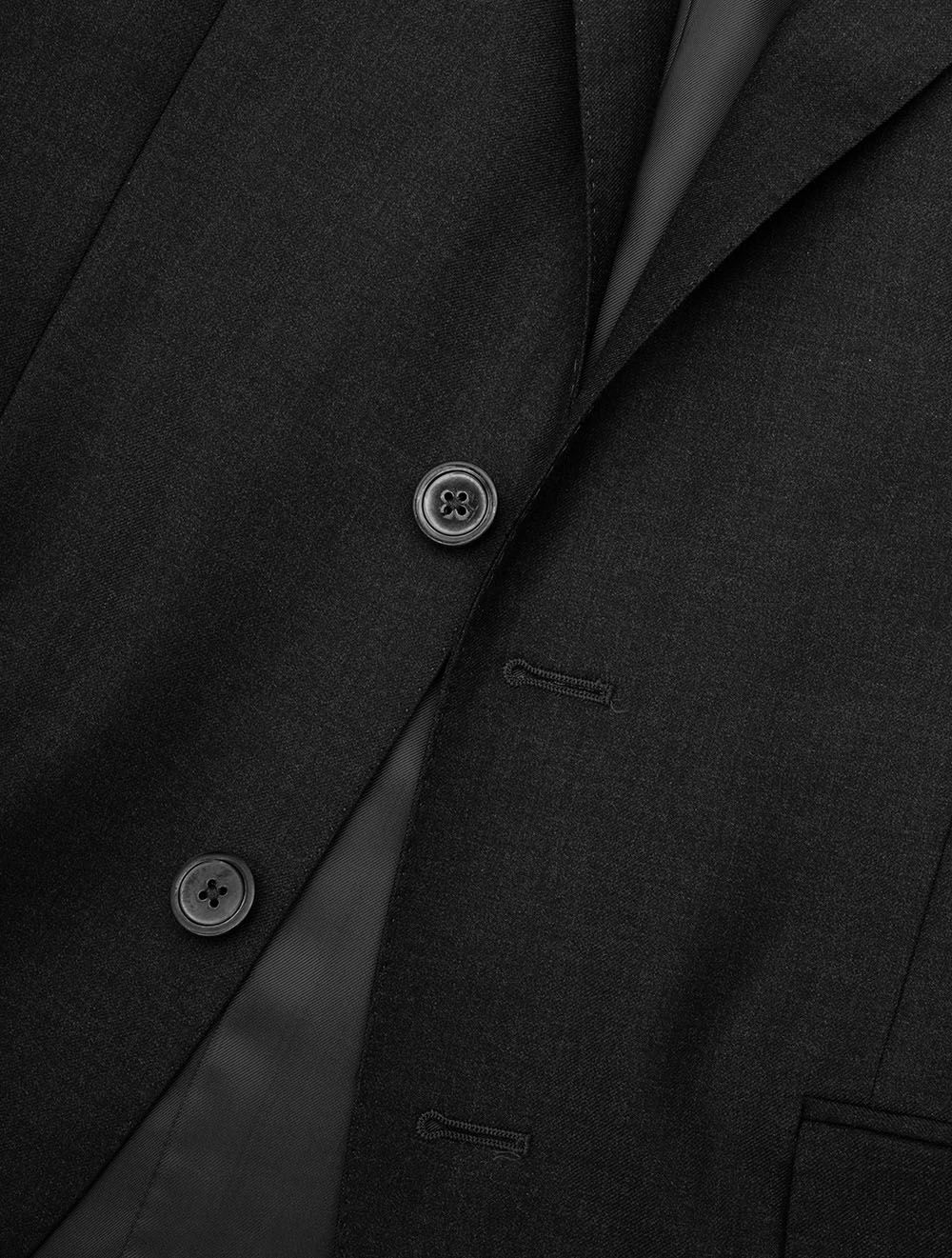 Plain 2 Piece Suit Charcoal