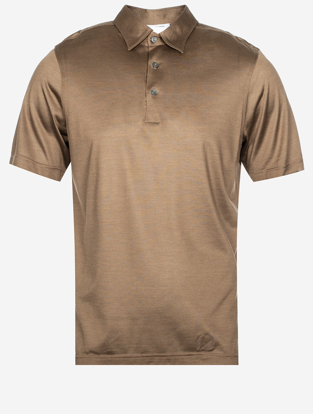 Gran Sasso Silk Polo Brown MI