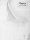 Stenstroms White Textured Cotton Fitted Body Shirt AI1