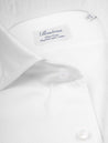 Stenstroms White Textured Cotton Fitted Body Shirt AI2