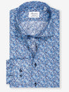 Stenstroms Floral Pattern Fitted Shirt Navy MI