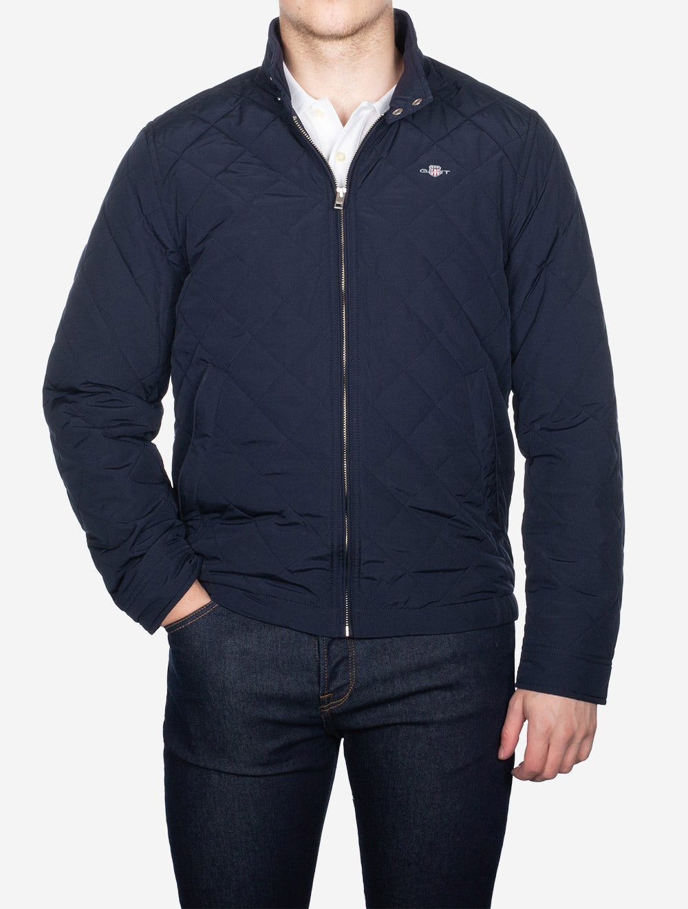 Quilted Windcheater Evening Blue