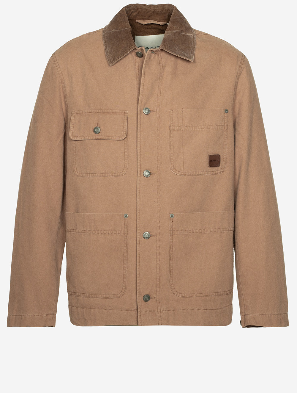 Cotton Work Coat Roasted Walnut