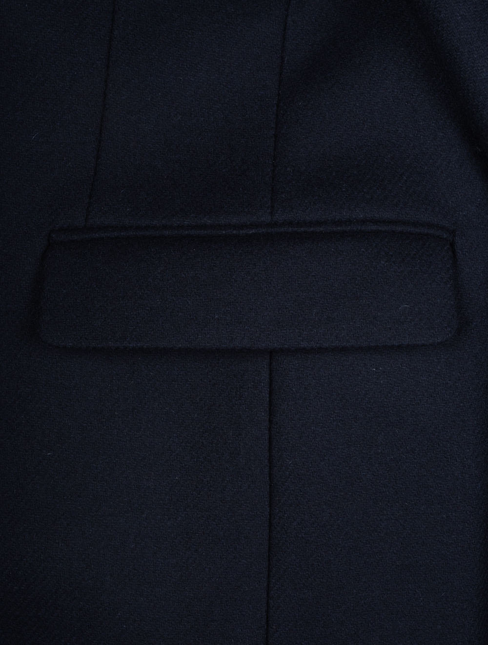 Classic Wool Coat Night Blue