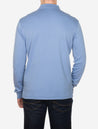 Ralph Lauren Slim Fit Pima Long Sleeve Polo Blue AI2