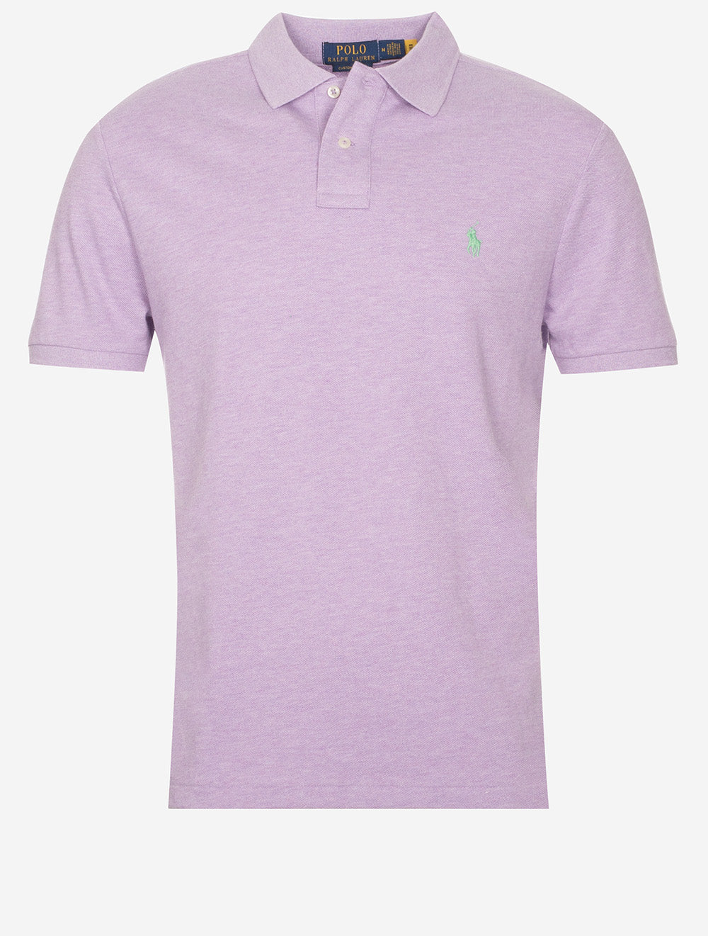 Custom Slim Fit Mesh Polo Shirt Purple
