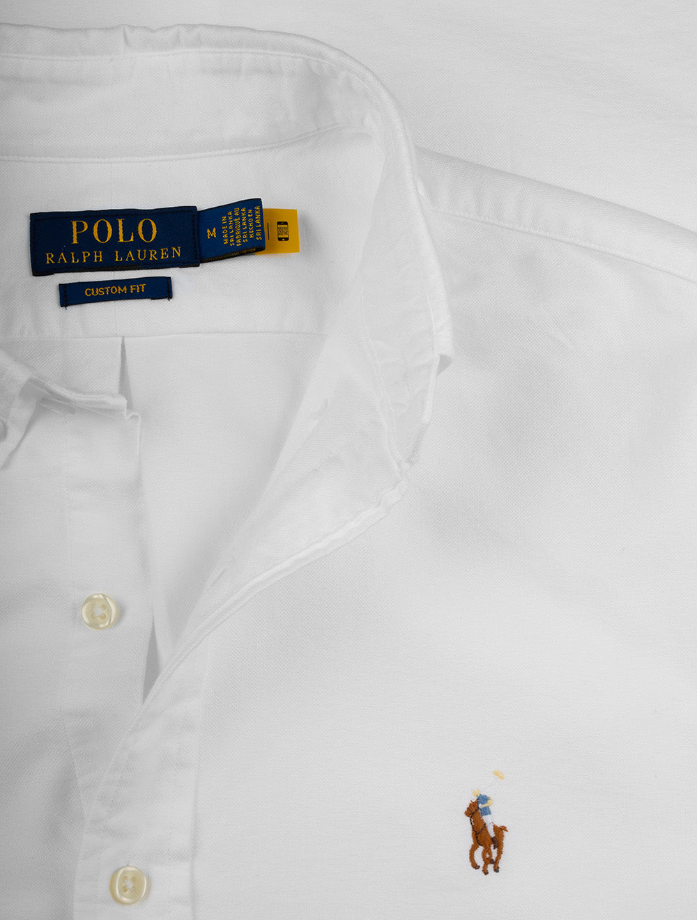 Ralph Lauren Oxford Sport Shirt Pure White AI3