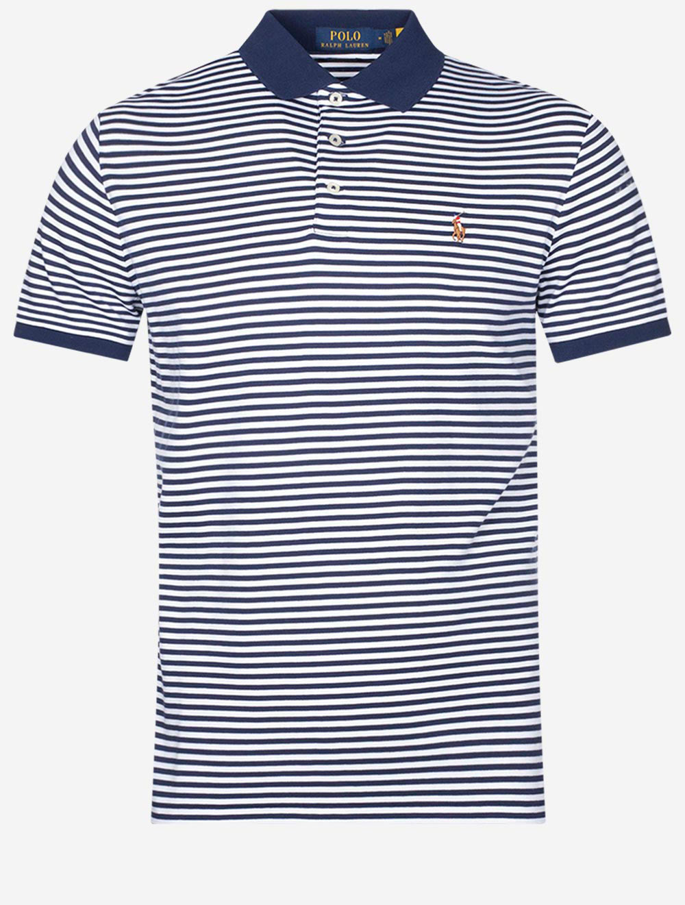 Ralph Lauren Stripe Polo Shirt Cruise Navy MI