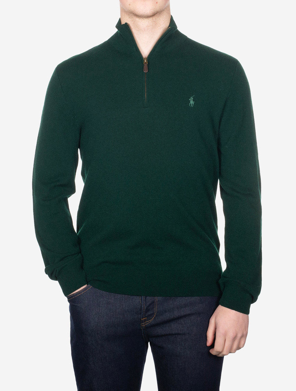 Green ralph 2025 lauren quarter zip