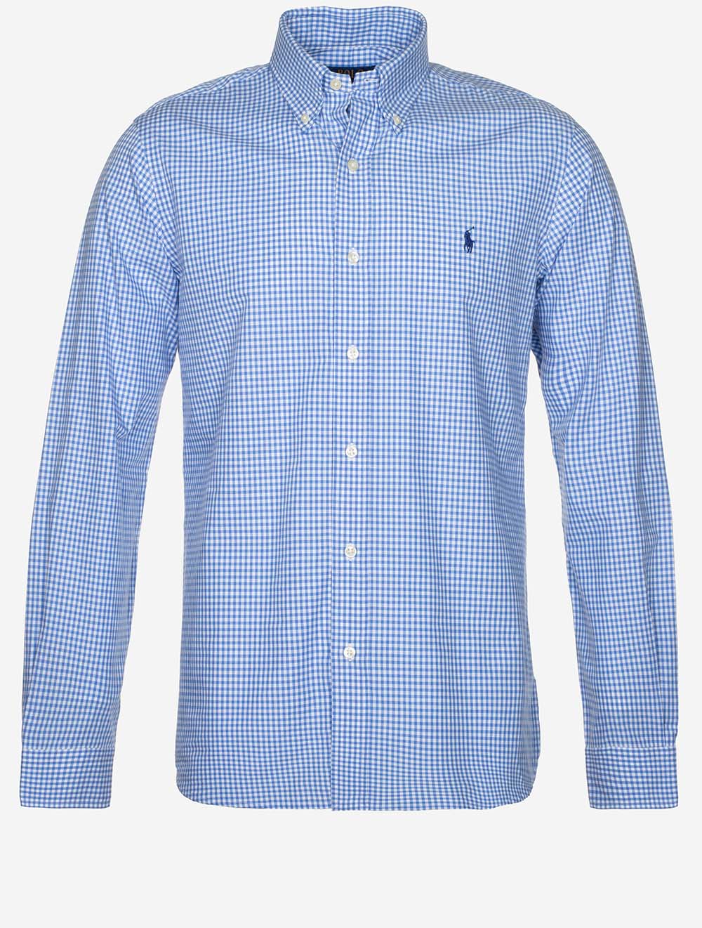 Gingham Buttondown Shirt Blue