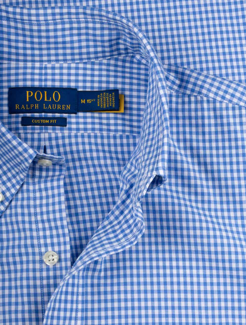 Gingham Buttondown Shirt Blue