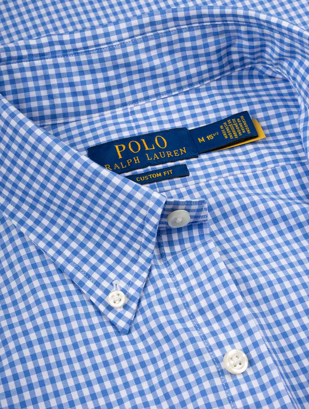 Gingham Buttondown Shirt Blue