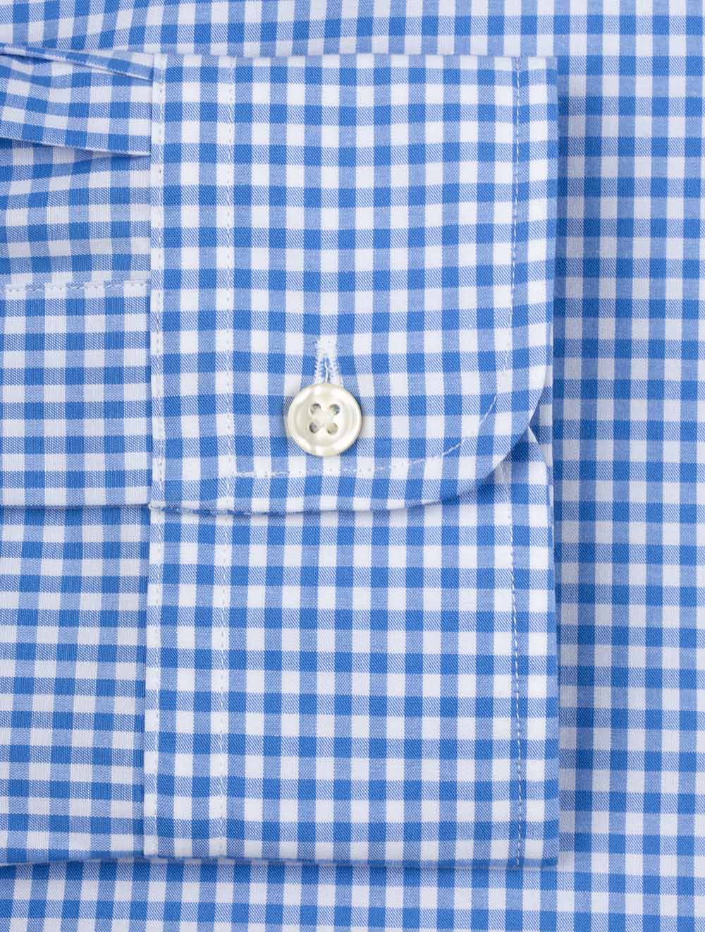 Gingham Buttondown Shirt Blue