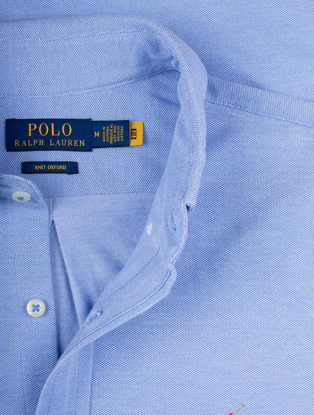 Ralph Lauren Knit Oxford Shirt Blue AI3