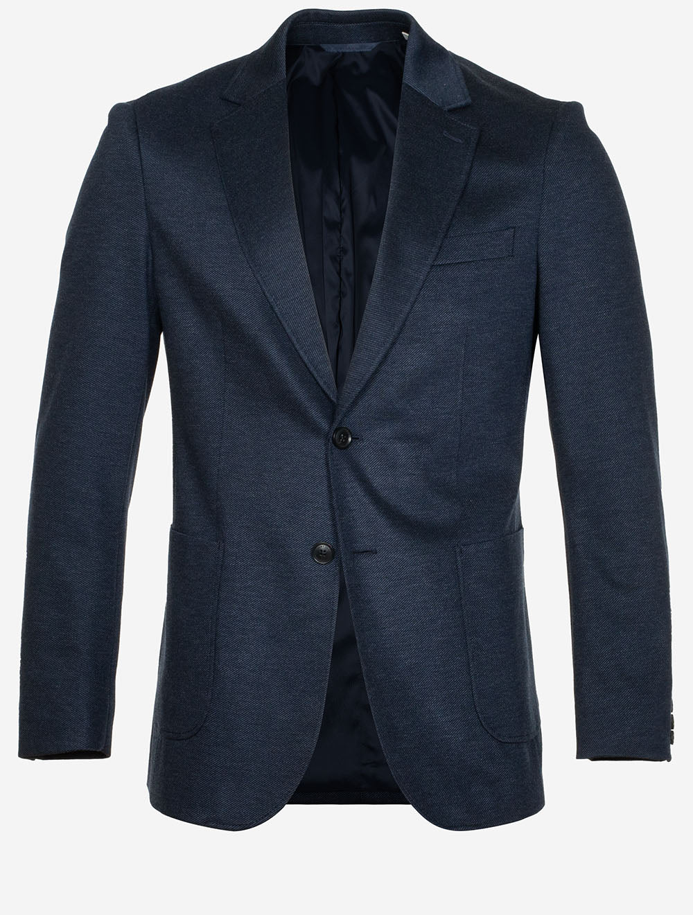 Gant Slim Two Toned Twill jersery Blazer Evening Blue MI