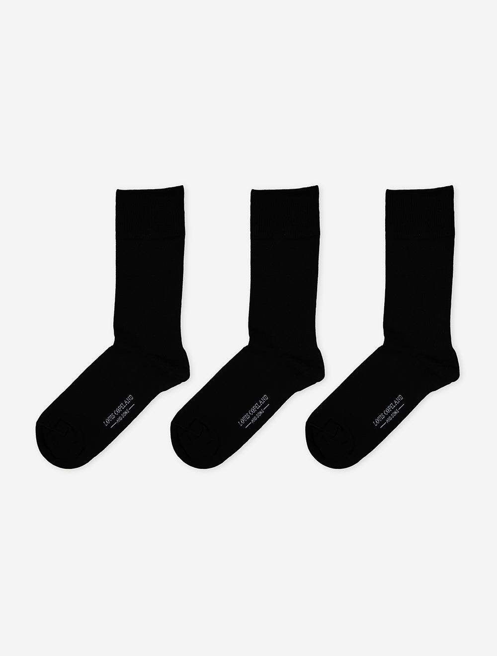 Lot de 3 paires de chaussettes noires