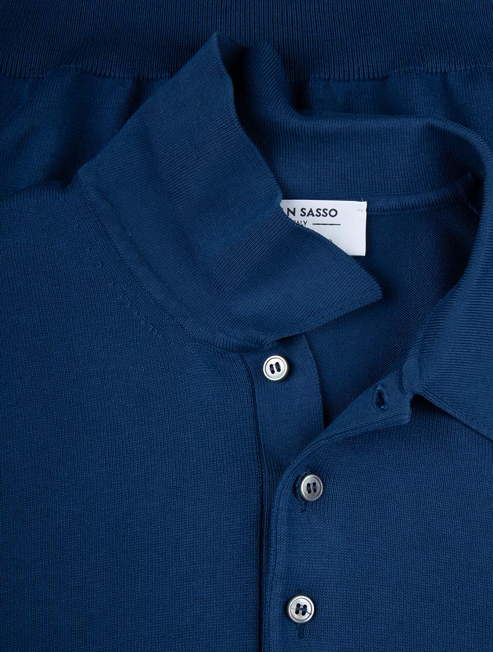 Tennis Cotton Polo Navy