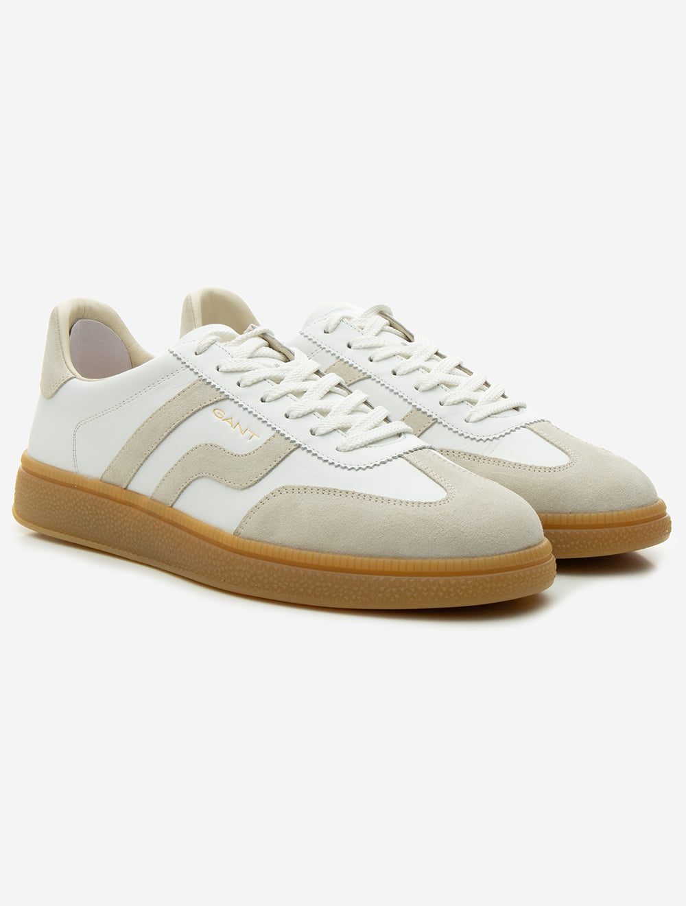 Cuzmo Leather Suede Sneaker Off White