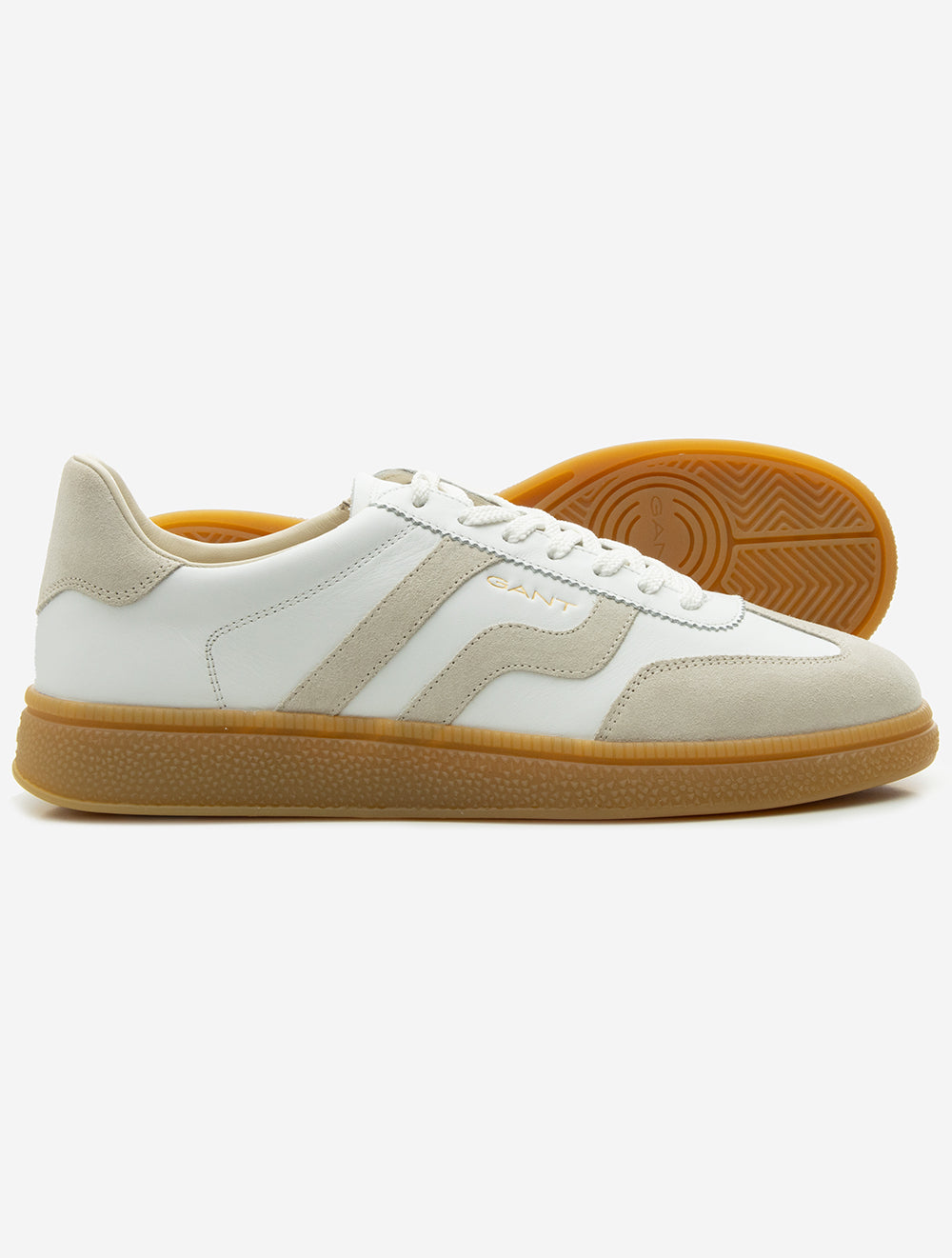 Cuzmo Leather Suede Sneaker Off White