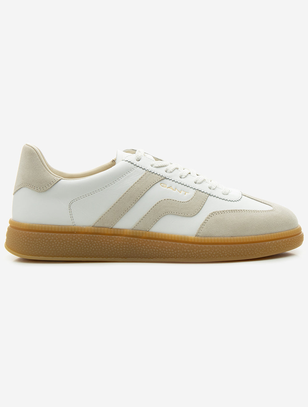 Cuzmo Leather Suede Sneaker Off White