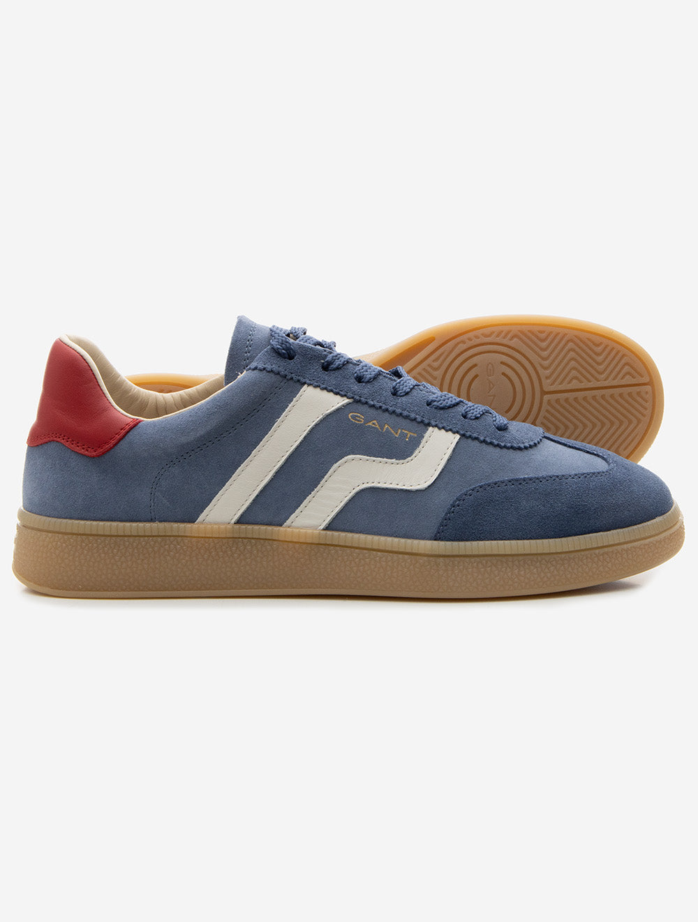 Cuzmo Leather Suede Sneaker Blue