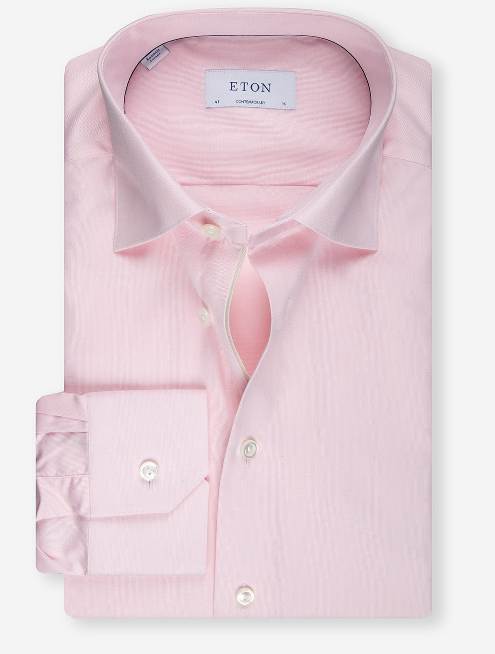 Contemporary Fine Pique Shirt Pink