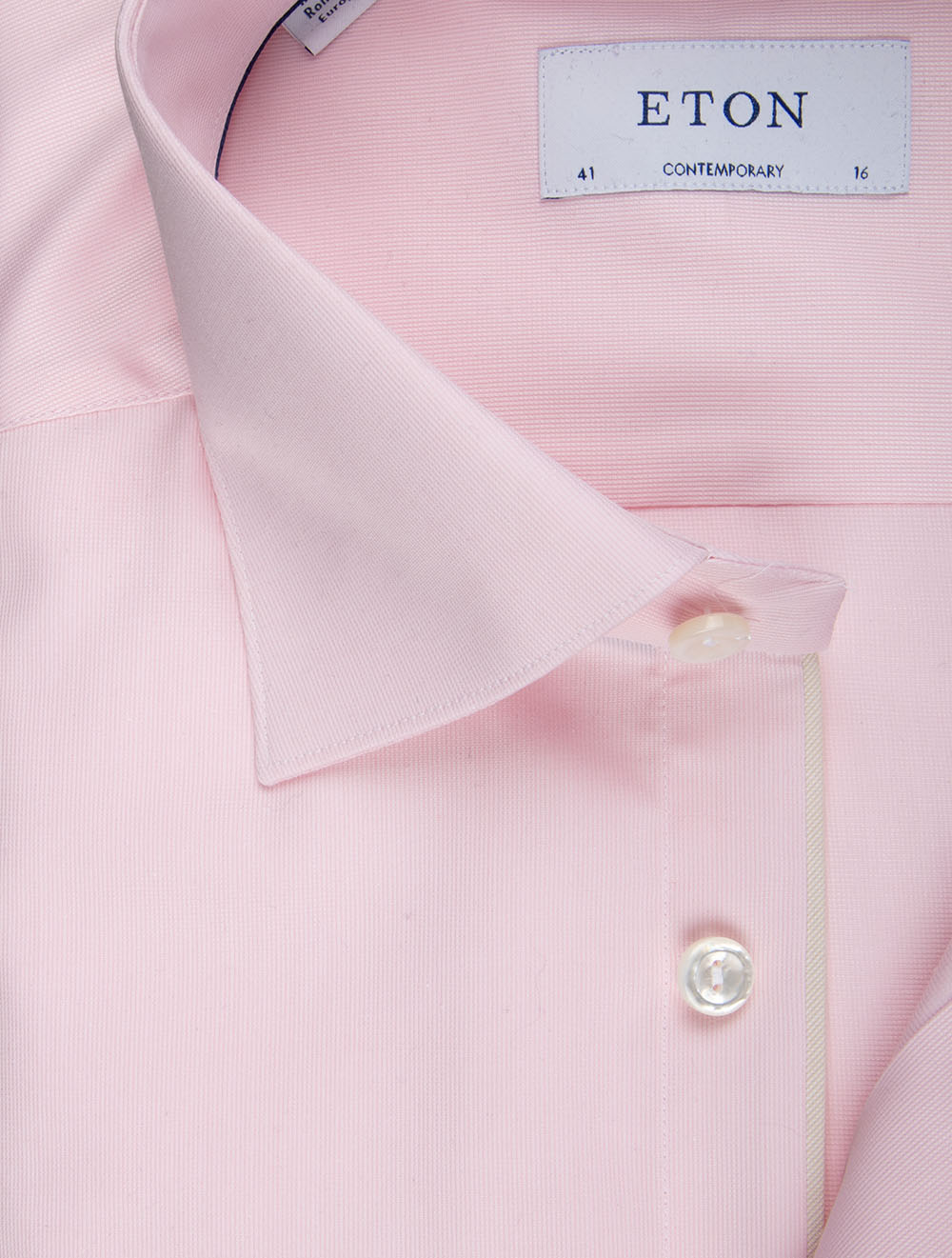 Contemporary Fine Pique Shirt Pink