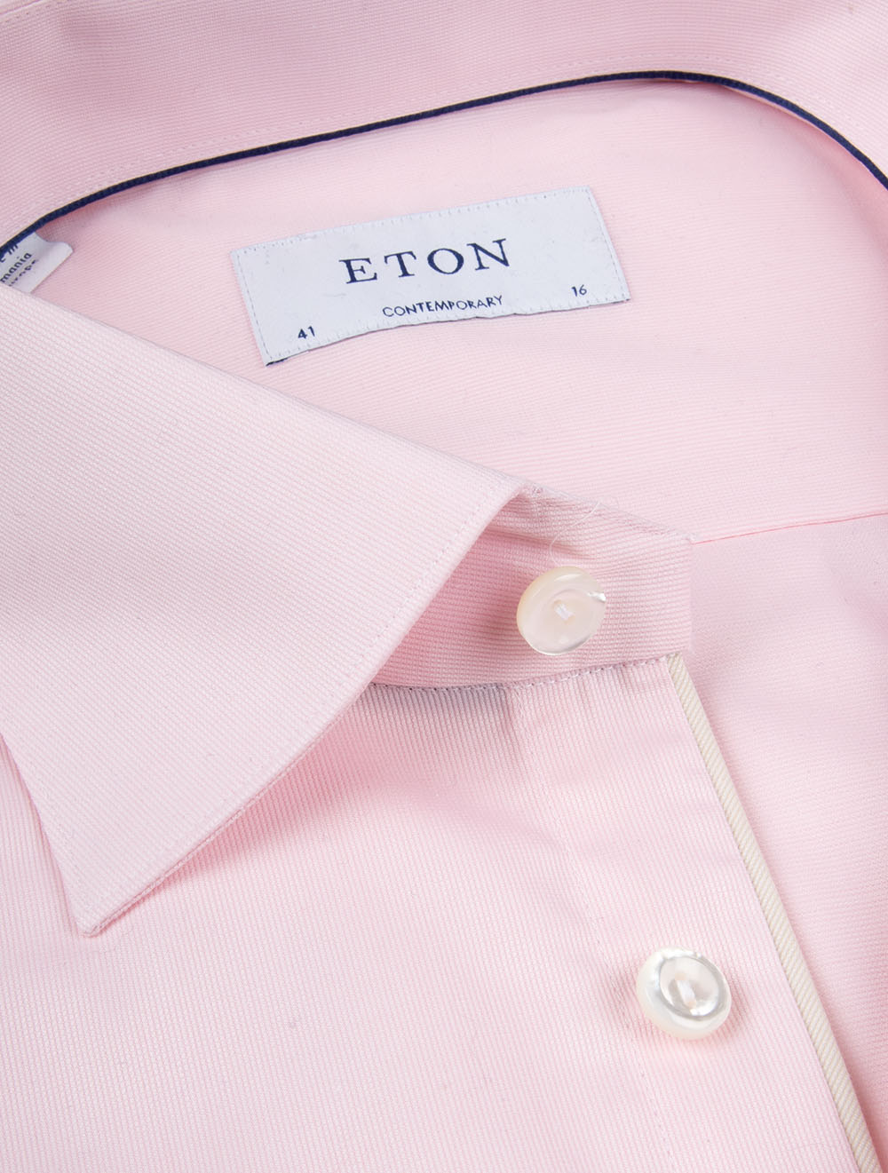 Contemporary Fine Pique Shirt Pink